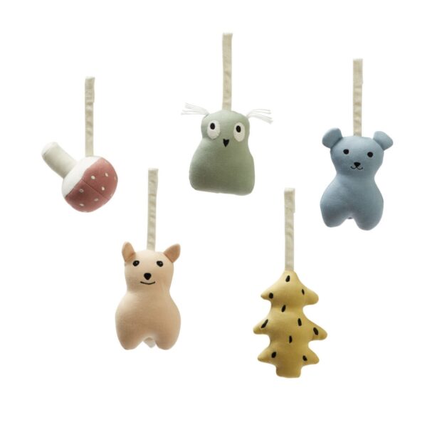 Baby gym figuurtjes Woodland Edvin