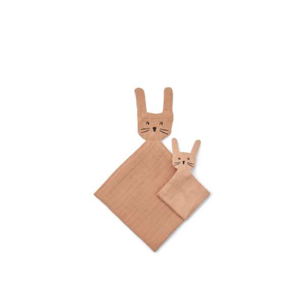 Knuffeldoekjes set Alya (Rabbit/Pale Tuscany)