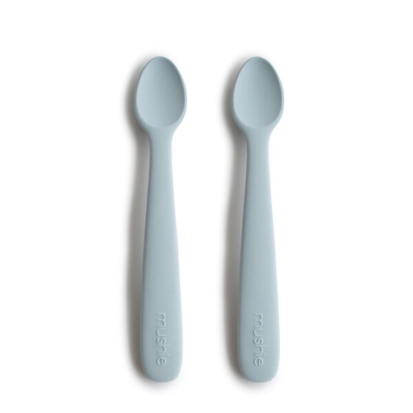 Silicone babylepels 2 stuks (Powder Blue)