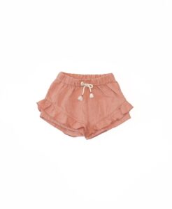 Linen Shorts (Coral)