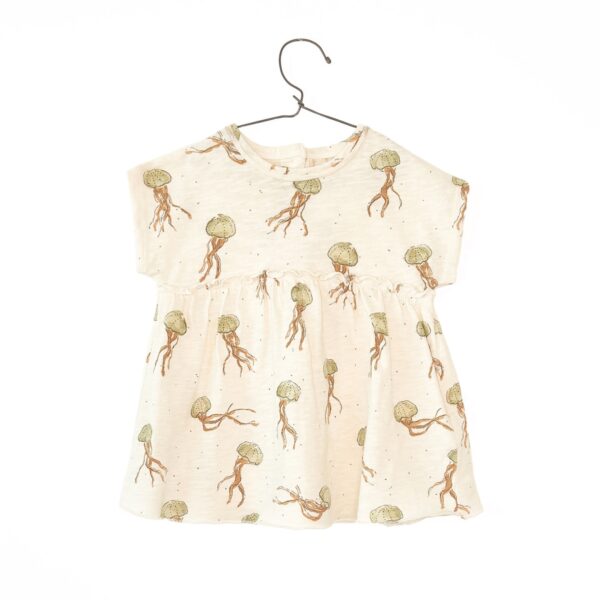 Printed Flamé Jersey Dress