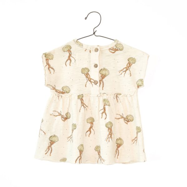 Printed Flamé Jersey Dress