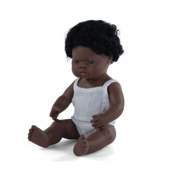 Pop Afrikaanse jongen (38cm)