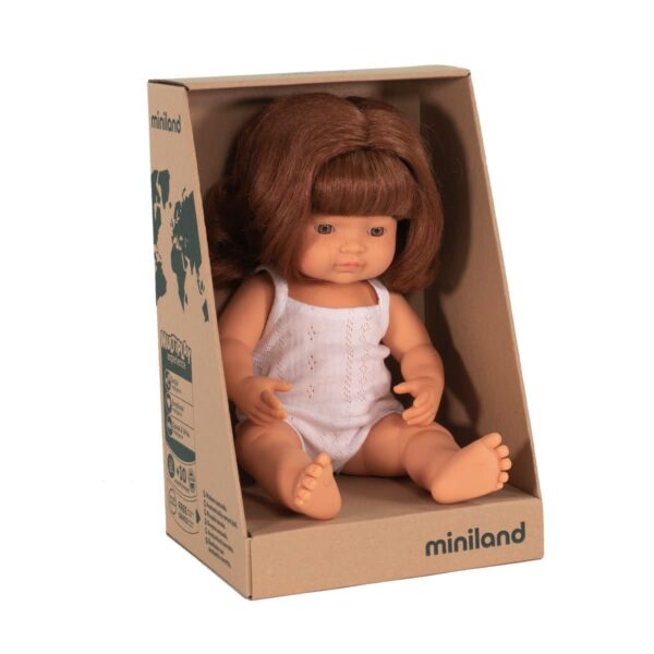 Pop roodharig meisje (38cm)