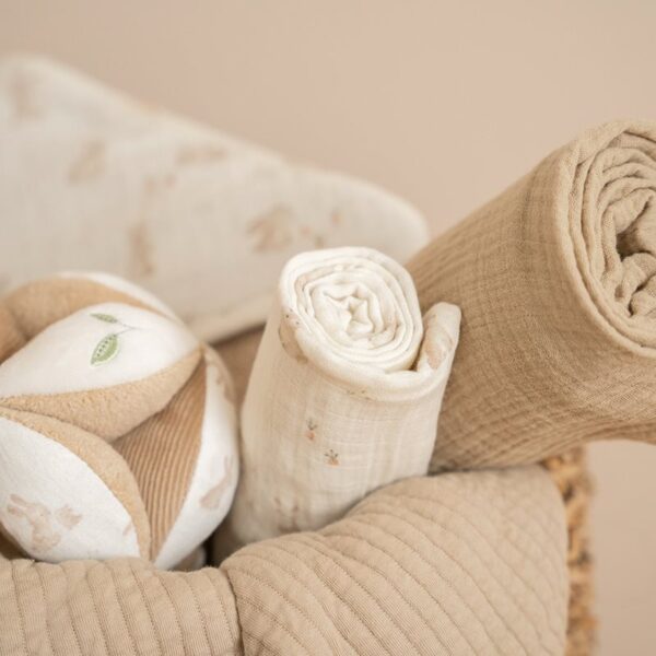 Swaddle tetradoek 120x120cm (Beige)