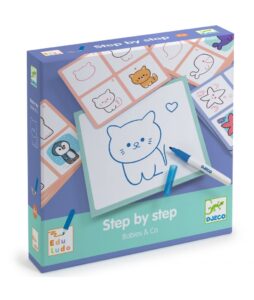 Step by step - Babydieren leren tekenen