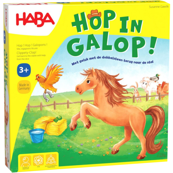 Hop in galop!