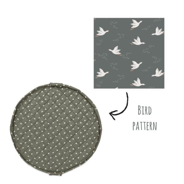 Organic Soft Babymat/Opbergzak (Birds)