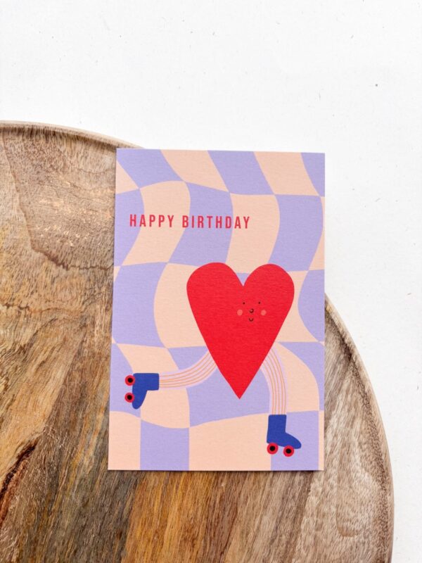 Wenskaartje "Happy birthday"