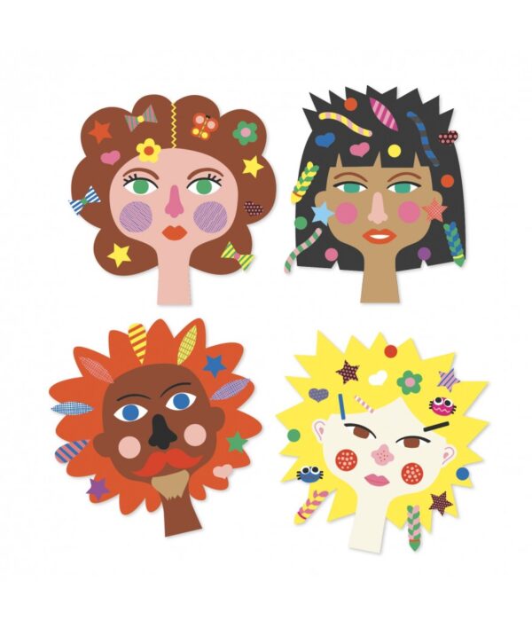 Creëren met stickers - Kapper