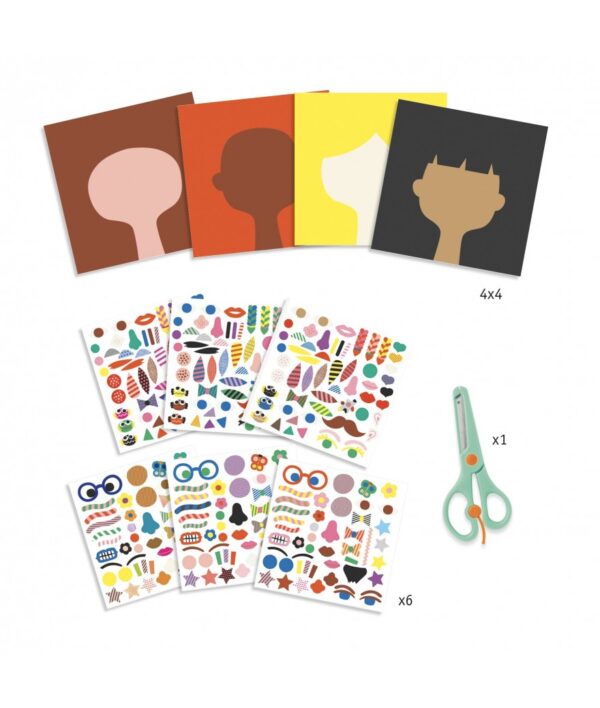 Creëren met stickers - Kapper