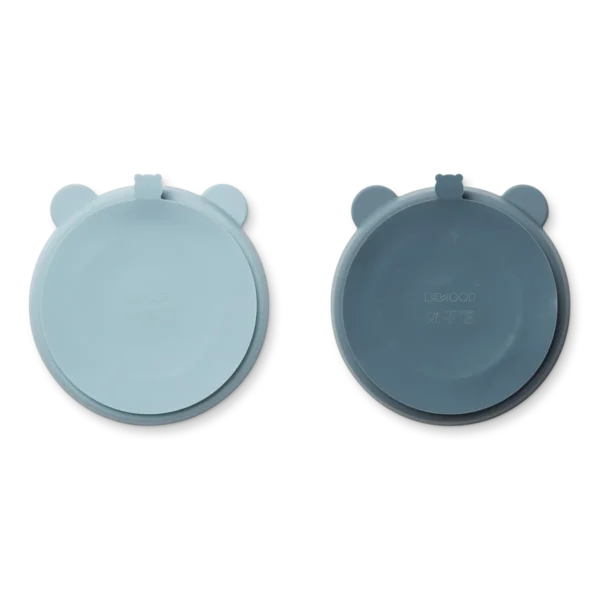 Silicone bord Stacy (Sea blue/Whale blue)