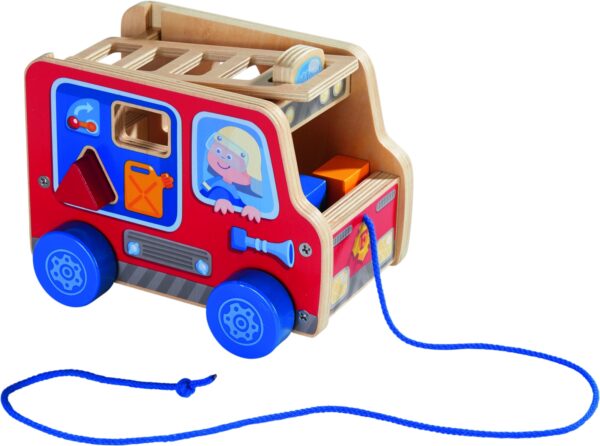 Trekfiguur Brandweerauto