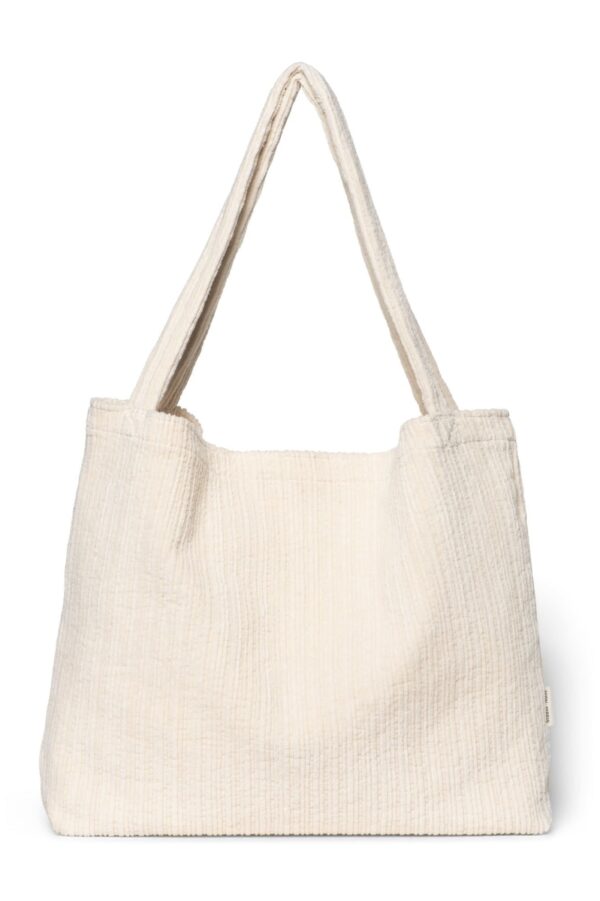 Washed rib mom-bag