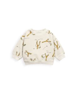 Printed Fleece Sweater Susana