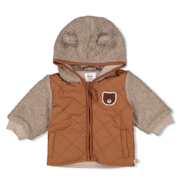 Bouclé jasje met capuchon - Wild World