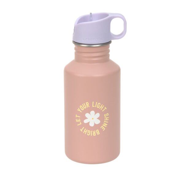 Drinkfles RVS 500ml Pattern Party (Rose/Lilac)