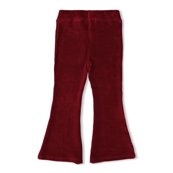 Flared broek velours rib - Queen Of Hearts