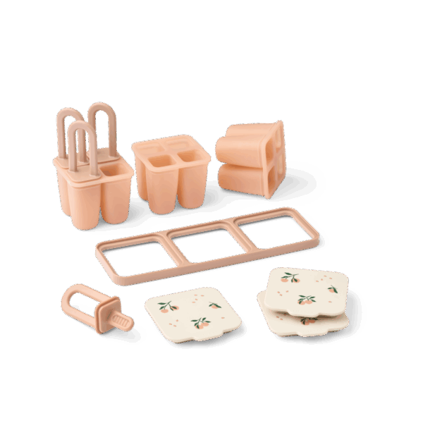 Kaimen - Porties en Ijslolly maker (Peach/Sea Shell)