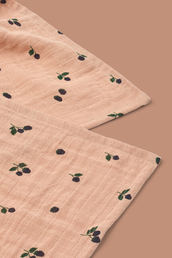 Lewis Tetradoeken 2-pack (Mini Berry/Pale tuscany)