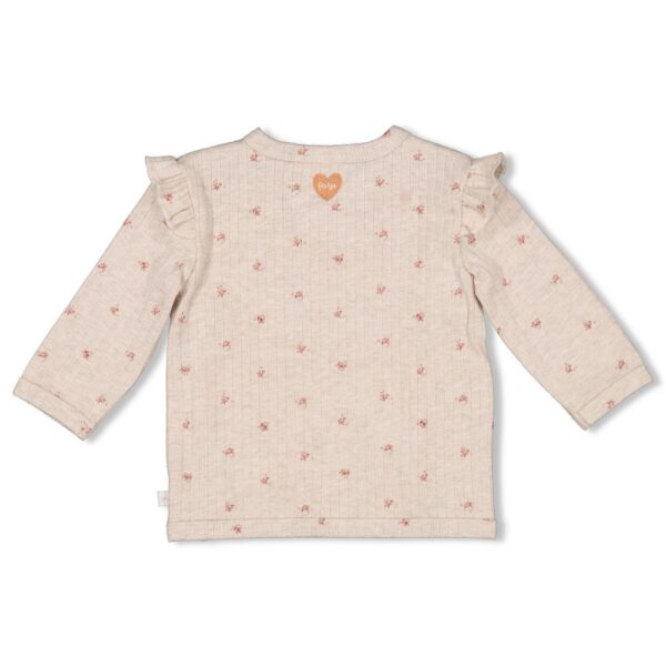 Overslagshirt rib AOP - Morning Sun