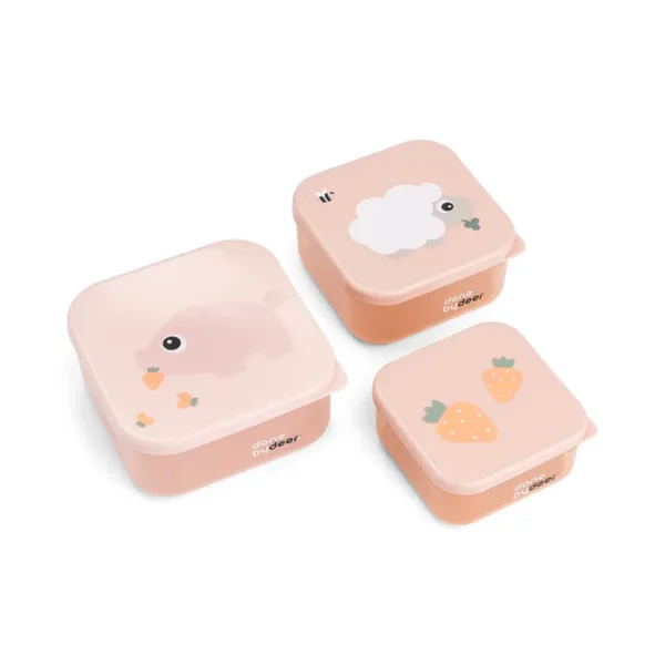 Snackdoosjes 3 stuks Tiny Farm (Powder)