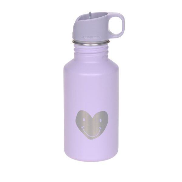 Drinkfles RVS 500ml Little Gang (Heart Lilac)