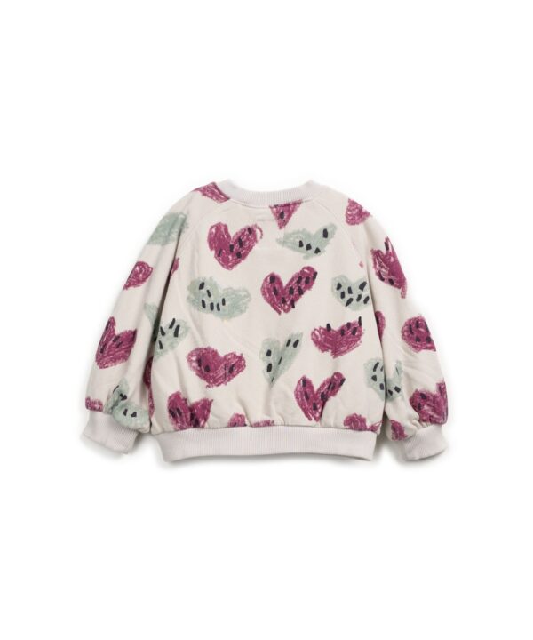 Printed Fleece Sweater (Tones)