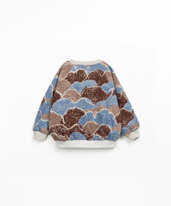 Printed Fleece Sweater (Tones)