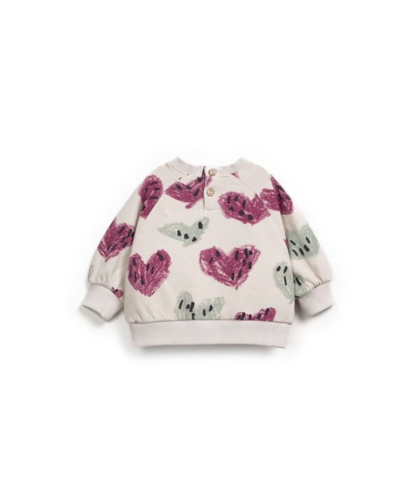Printed Fleece Sweater (Tones)