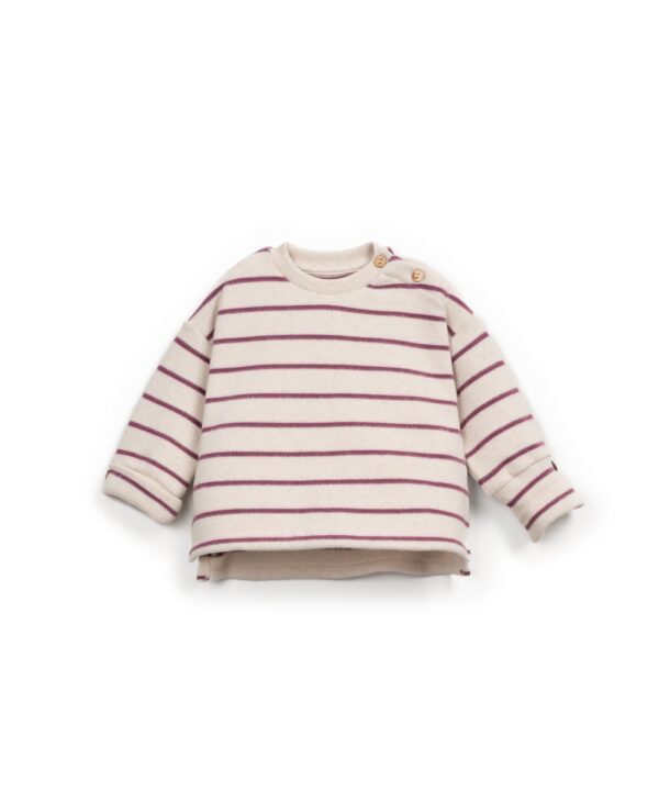 Striped Jersey Sweater (Amora)