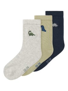 Sokken Bille 3-pack (Navy Blazer/Light Grey Melange/Tea)