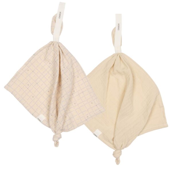 Speendoekje 2-pack Lind (Warm white)