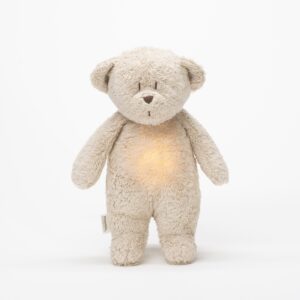 Knuffel met geluid & licht - Beer organic (Sand)