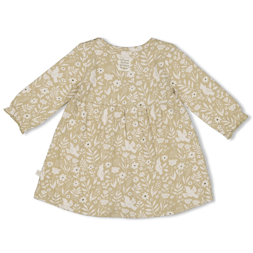 Jurk crinkle AOP l/m - Let Your Dreams Blossom