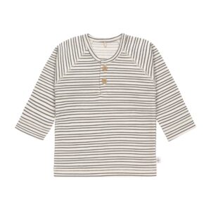 Truitje lange mouw (Striped Grey/Anthracite)