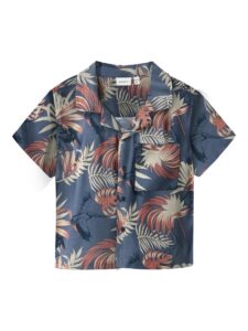 Hemd Ferane SS (Vintage Indigo/Pelican)