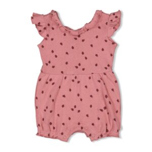 Playsuit ajour rib AOP - Ladybug