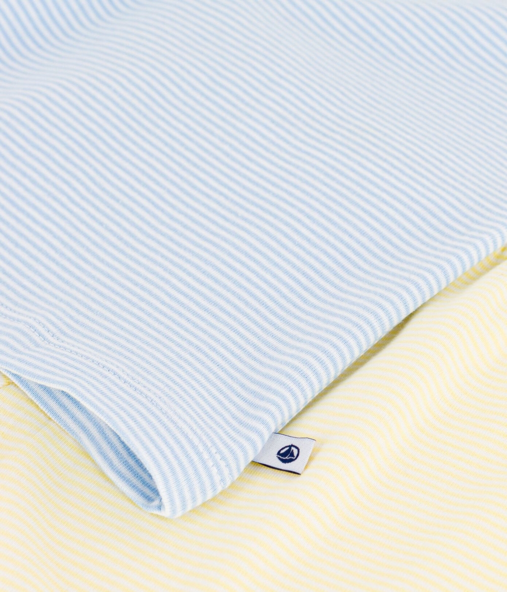 Pyjama kort gestreept (Multicolor)