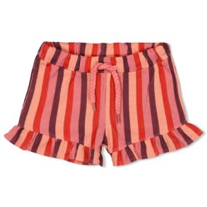 Short streep seersucker - Salsa Sunset