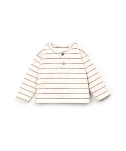 Striped Rib Flamé Ls T-Shirt (Sew)