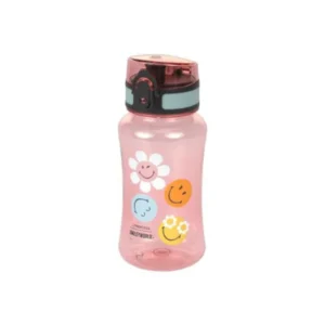 Drinkfles Tritan 420ml SmileyWorld (Dusty Rose)