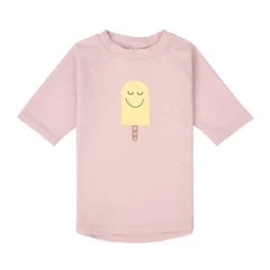 UV-shirt korte mouw Popsicle (Pale Pink)