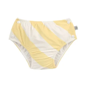 Zwemluier met drukknopen (Pale Yellow/Sea Salt)