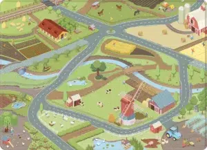 Boerderij Auto Speelmat