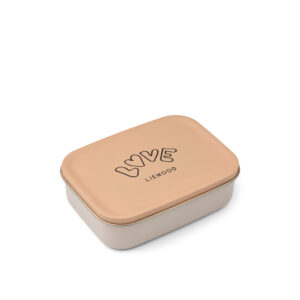 Lunchbox Nina RVS (Love/Pale Tuscany)