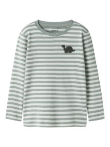 T-shirt Villy LS (Green Milieu/Dinosaur)