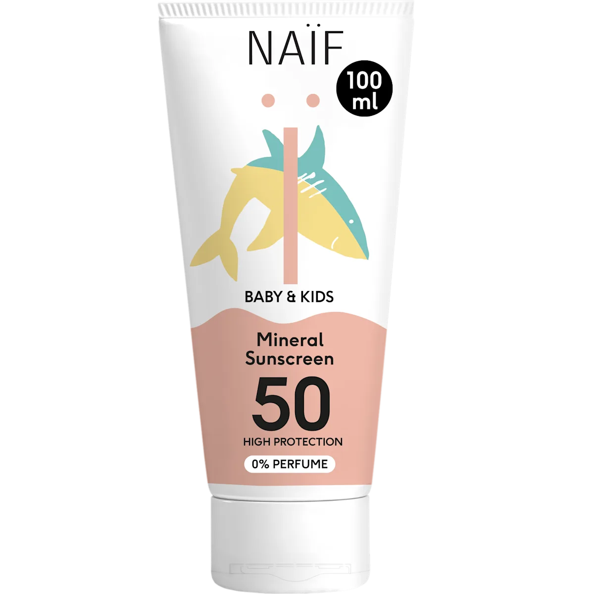 Zonnebrandcrème 0% parfum Baby & Kids factor 50 (100ml)