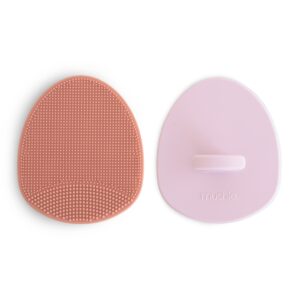 Borstel tegen melkkorstjes 2-pack (Rose/Soft Lilac)