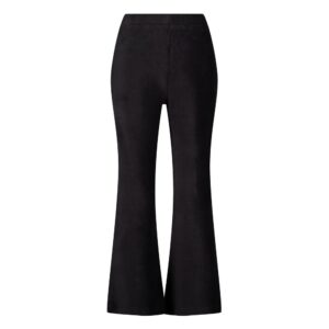 Flared broek velours rib - City Chic (Antraciet)